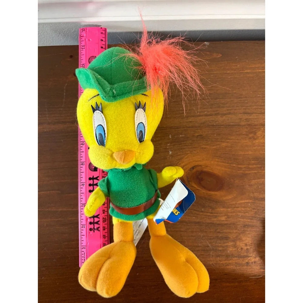 Vintage Looney Tunes Tweety Bird Robin Hood Plush Ace Novelty 11 Inch Toy
